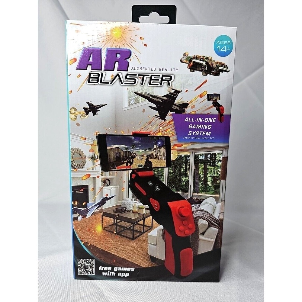 Augmented Reality AR Blaster All-in-One VR Smartphone Gaming System iOS NEW